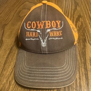 Cowboy Hardware Embroidered Logo Mesh Trucker Cap Snapback Hat New